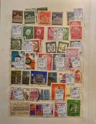 Album francobolli Svizzera,Germania,Cecoslovacchia