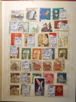 Album francobolli Svizzera,Germania,Cecoslovacchia