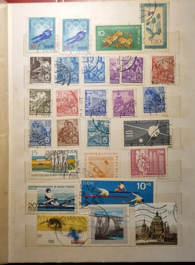 Album francobolli Svizzera,Germania,Cecoslovacchia