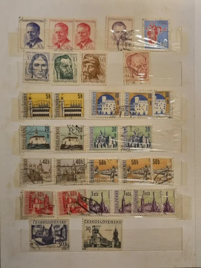 Album francobolli Svizzera,Germania,Cecoslovacchia