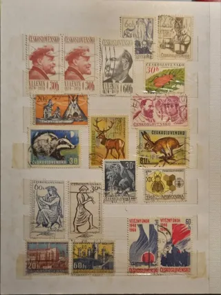 Album francobolli Svizzera,Germania,Cecoslovacchia