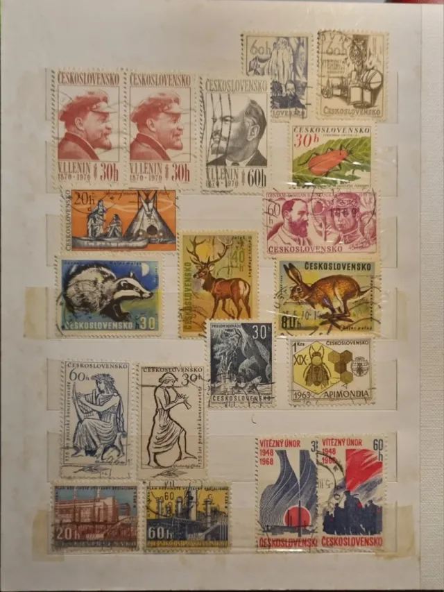 Album francobolli Svizzera,Germania,Cecoslovacchia