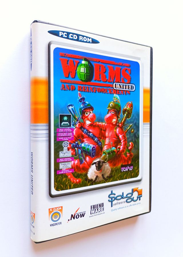 Worms United PC CD ROM Team17