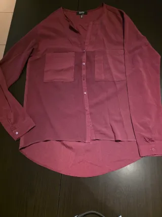 Camisa granate talla S