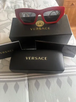Gafas de sol Versace Rojo y Dorado