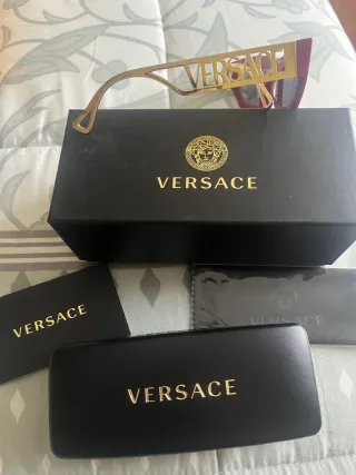 Gafas de sol Versace Rojo y Dorado