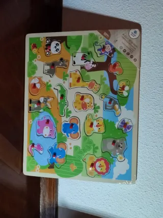 Puzzle Madera Animales Primera Infancia