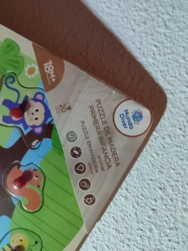 Puzzle Madera Animales Primera Infancia