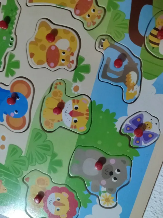 Puzzle Madera Animales Primera Infancia