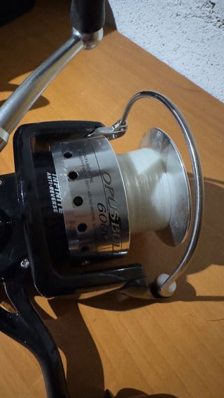 Caña de pesca CarpFishing Cormoran +carrete Daiwa