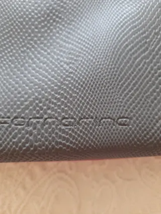 Bolso Fornarina azul ,gris y fusia  