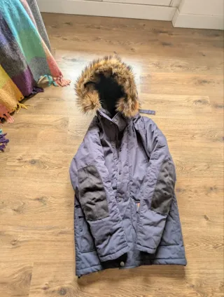 Parka Carhartt Trapper Azul Marrón