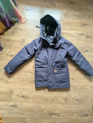 Parka Carhartt Trapper Azul Marrón