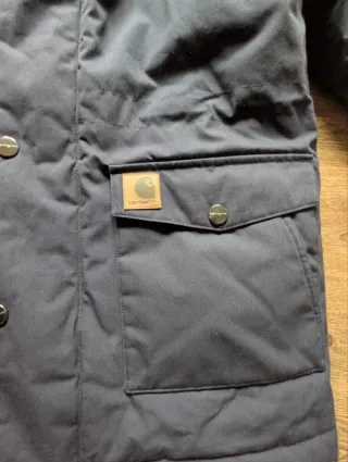 Parka Carhartt Trapper Azul Marrón