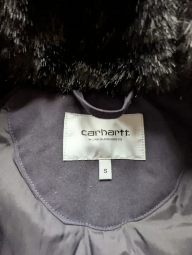 Parka Carhartt Trapper Azul Marrón