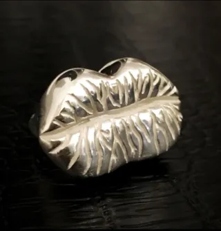 Anillo Labios Plata