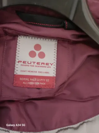 Piumino Peuterey Tg 44 Viola