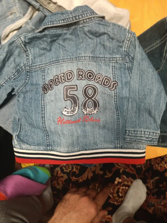 Lote cazadoras vaqueras niños