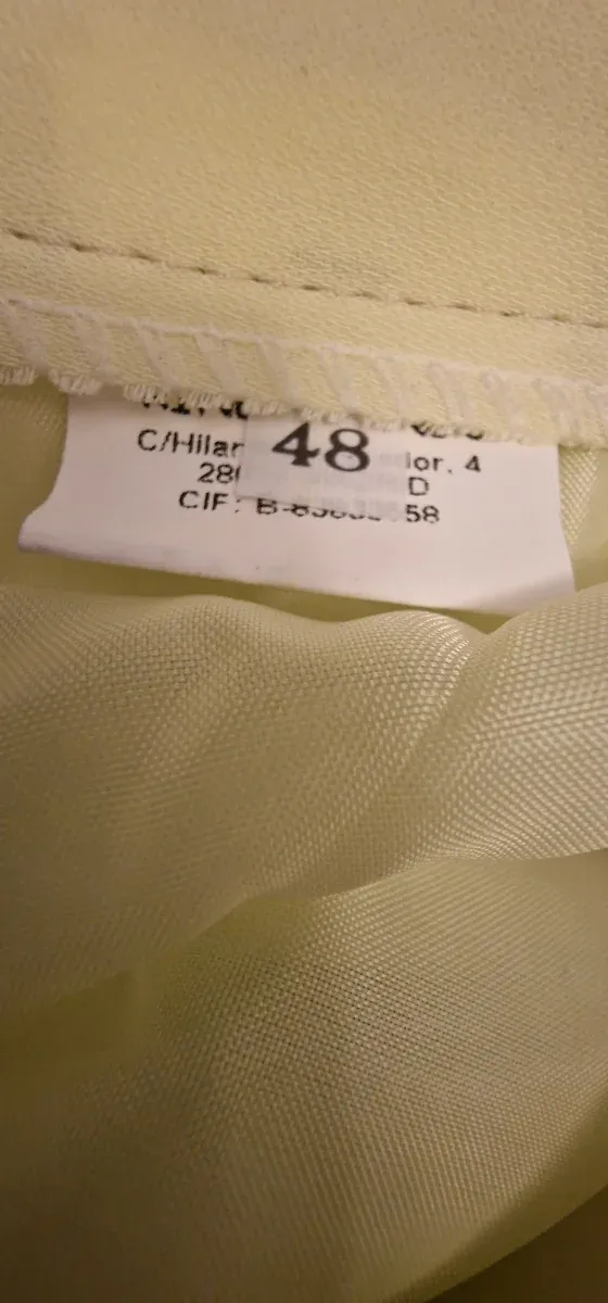 Falda Larga Amarilla