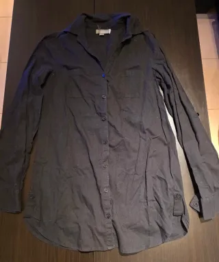 Camisa negra manga larga Talla M