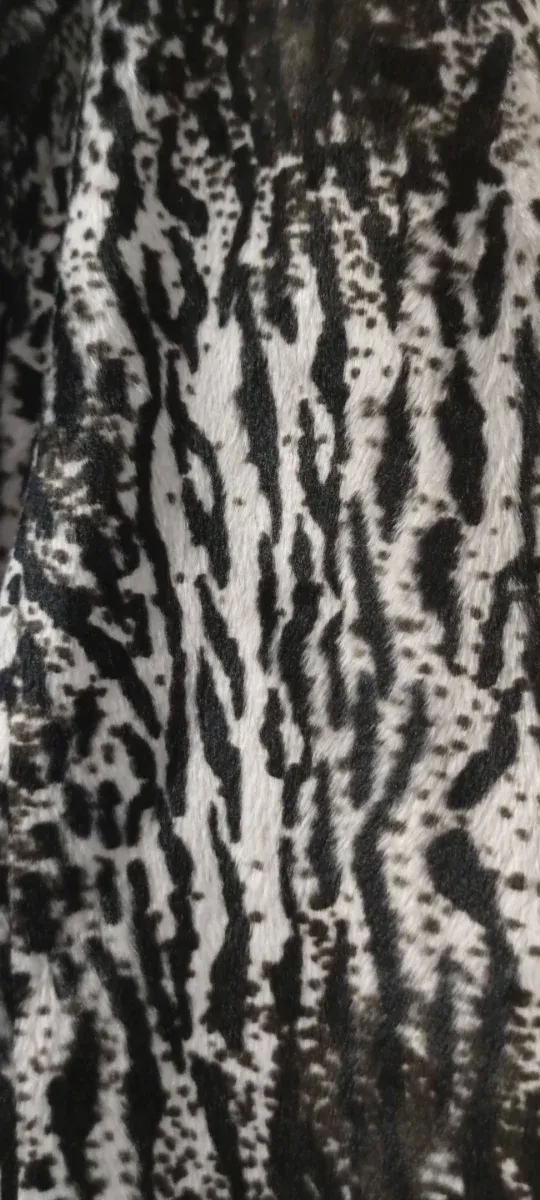 Chaquetón suave estampado leopardo