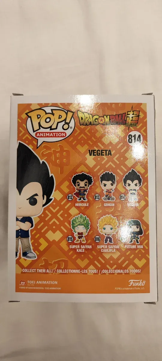 Funko Pop! Vegeta 814 Dragon Ball