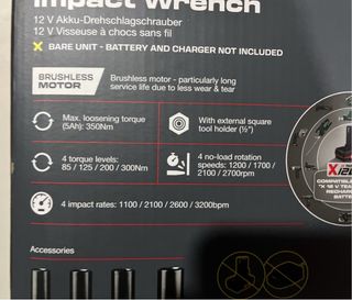 PARKSIDE 12V Pistola de Impacto Performance