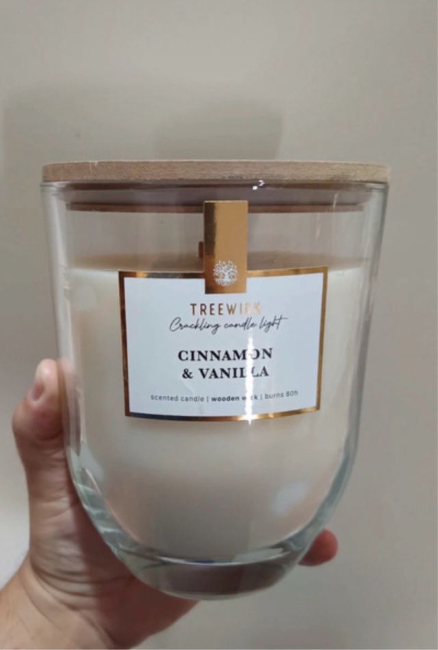 Candela profumata Treewick Cannella e Vaniglia