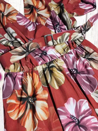 Vestido estampado floral