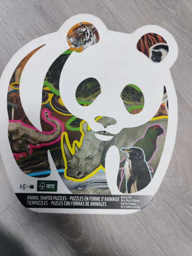 12 Puzzles WWF Animales