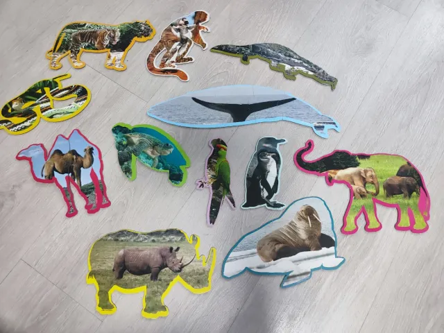 12 Puzzles WWF Animales