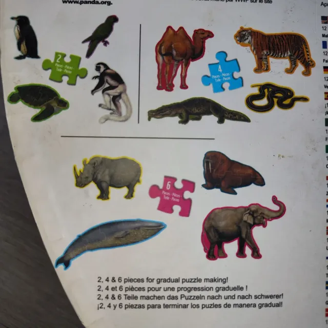 12 Puzzles WWF Animales