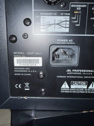 Altavoces JBL Profesional Serie 3