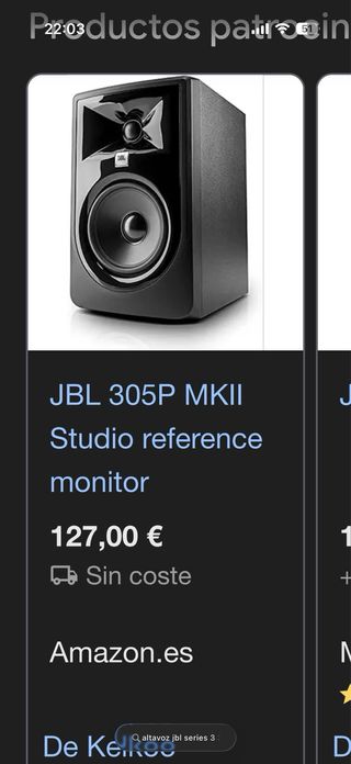 Altavoces JBL Profesional Serie 3