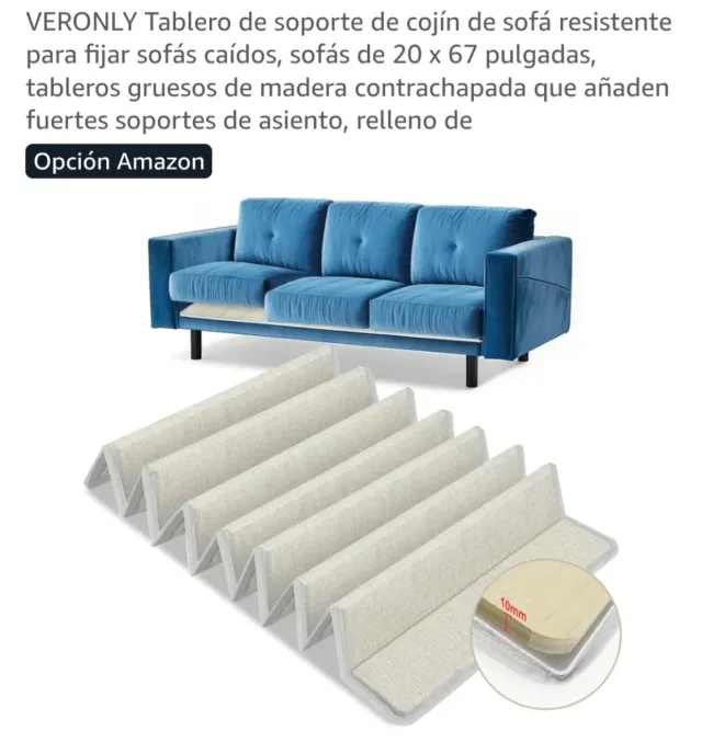 Soporte para fondo de sofá