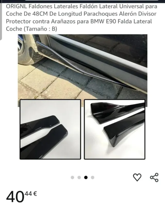 Faldones Laterales BMW E90 (Tamaño B)