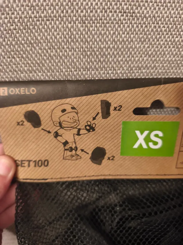 Protecciones Patines Niños Talla XS