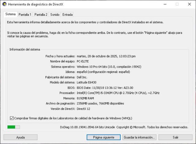 Dell i5, 8ram, 1000gb HDD, Nvidia 1GB, SIN BATERIA