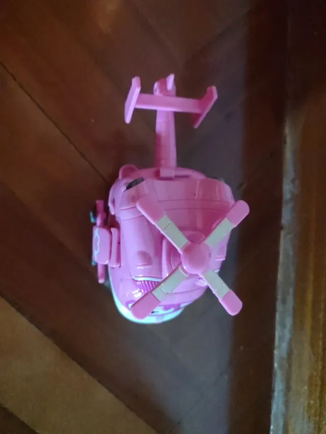 Helicóptero Juguete Rosa