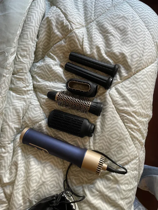 Asciugatrice Malkere blu e dorata