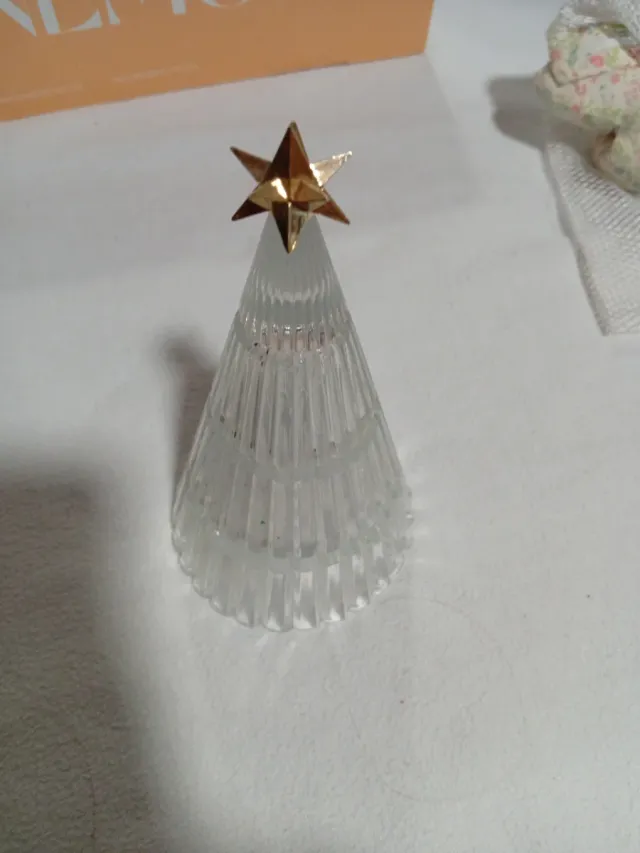 Árbol de Navidad Cristal Dorado