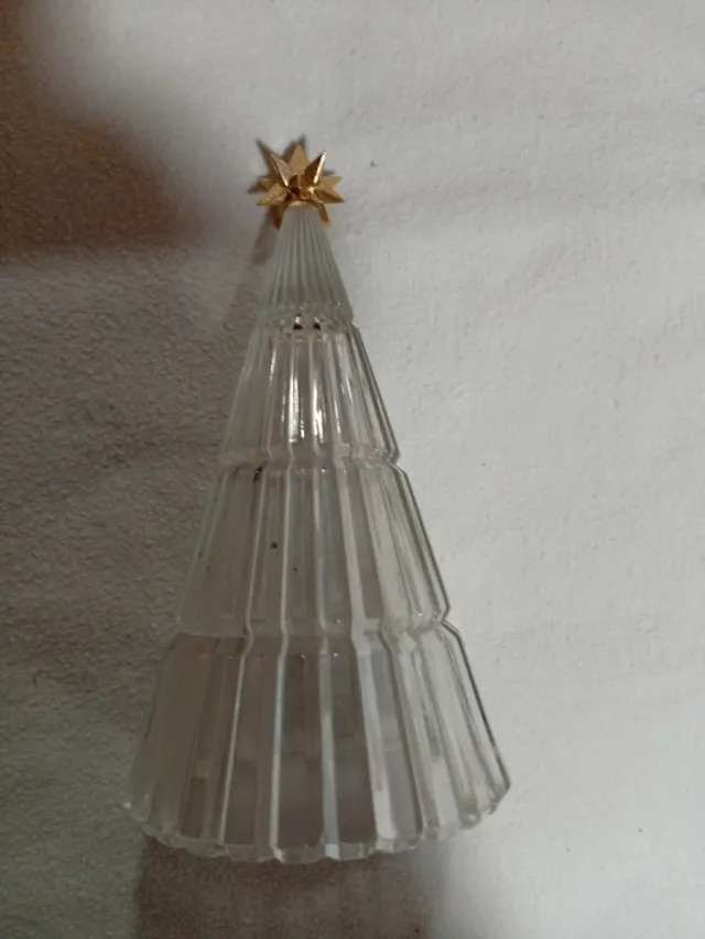 Árbol de Navidad Cristal Dorado