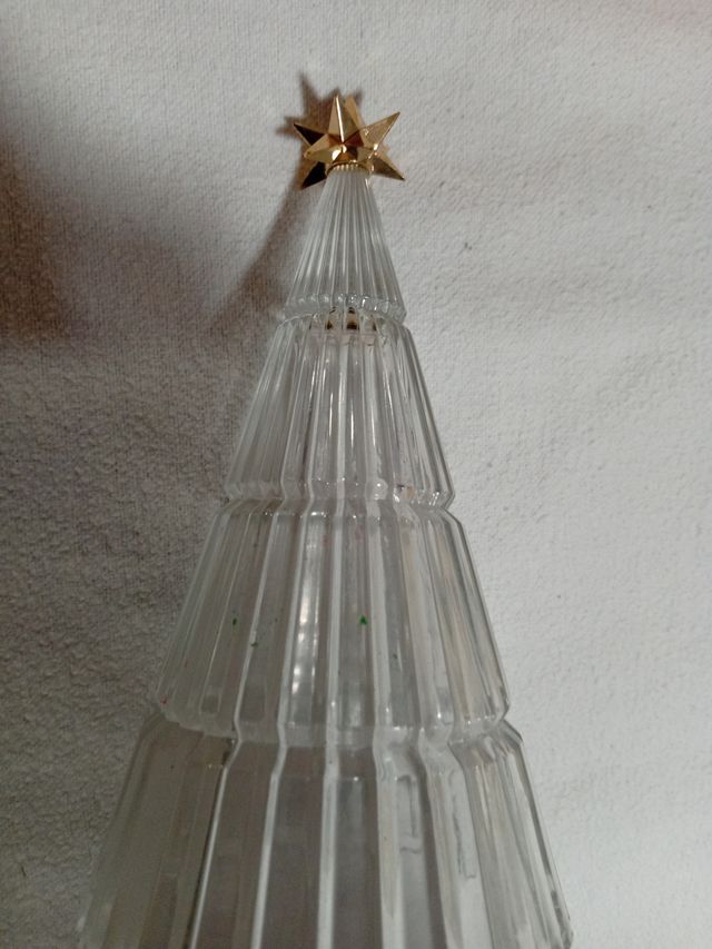 Árbol de Navidad Cristal Dorado