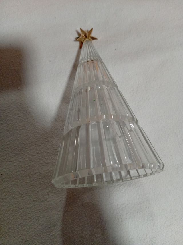 Árbol de Navidad Cristal Dorado