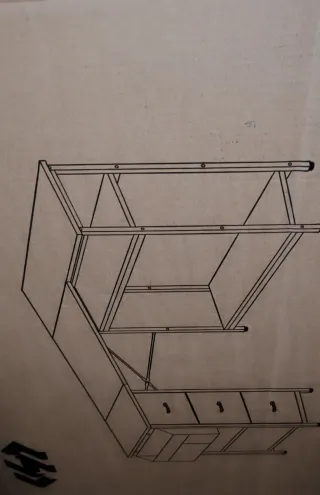 Escritorio de Oficina en Forma de L —