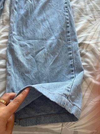 Pantalón vaquero ancho chica