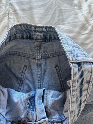 Pantalón vaquero ancho chica