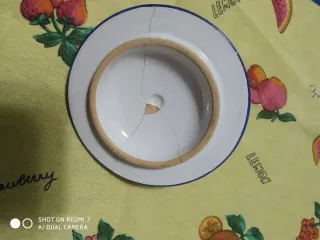 Vaso farmacia ceramica dipinto a mano, made in Ita