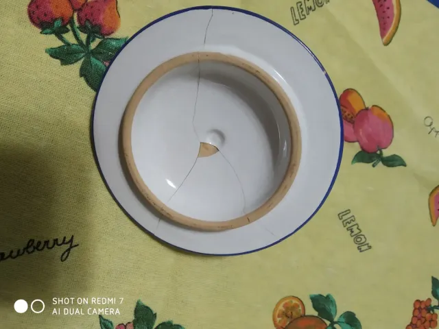 Vaso farmacia ceramica dipinto a mano, made in Ita