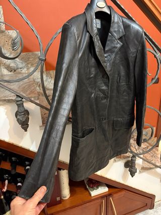 Giacca donna vera pelle vintage